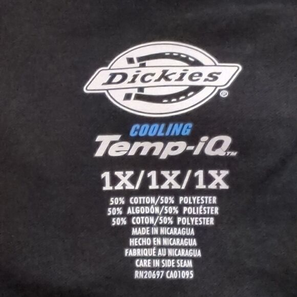 NWT Dickies Black Short Sleeve Shirt - Picture 5 of 5